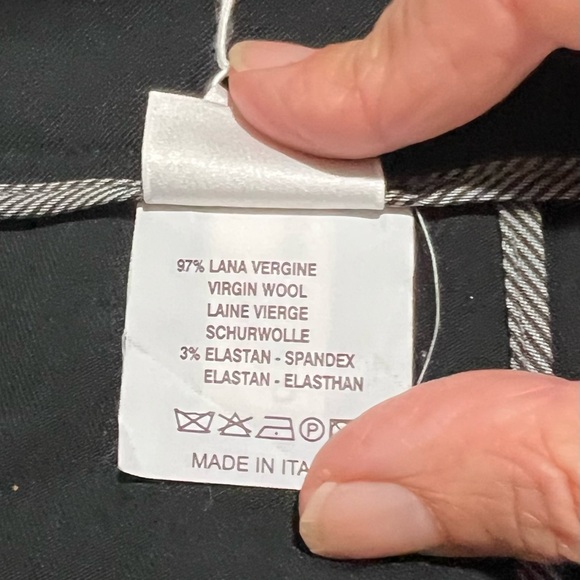 New Brunello Cucinelli NEW black Wool Straight Leg trousers - Picture 8 of 11